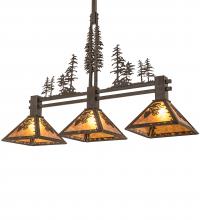 Luma-Spec Lighting 244585 - 45" Long Winter Pine Tall Pines 3 Light Island Pendant