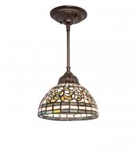 Luma-Spec Lighting 244866 - 8" Wide Tiffany Turning Leaf Mini Pendant