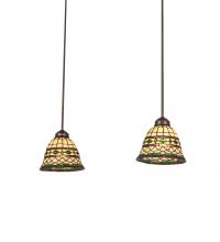 Luma-Spec Lighting 245051 - 37" Long Tiffany Roman 2 Light Island Pendant