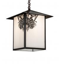 Luma-Spec Lighting 245258 - 14" Square Seneca Winter Pine Pendant
