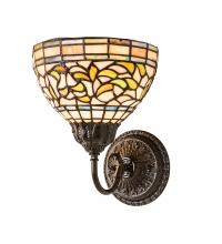 Luma-Spec Lighting 245439 - 8" Wide Tiffany Turning Leaf Wall Sconce