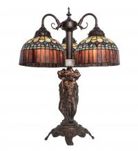 Luma-Spec Lighting 245481 - 23" High Tiffany Candice 3 Light Table Lamp