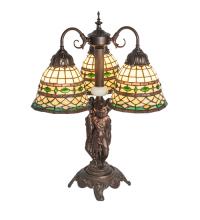 Luma-Spec Lighting 245484 - 23" High Tiffany Roman 3 Light Table Lamp