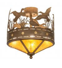 Luma-Spec Lighting 246225 - 16" Wide Ducks in Flight Flushmount