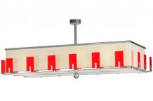Luma-Spec Lighting 246488 - 72" Long Quadrato Escalade Fabric Oblong Pendant