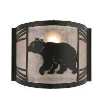 Luma-Spec Lighting 247078 - 12" Wide Happy Bear on the Loose Left Wall Sconce