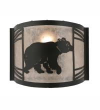 Luma-Spec Lighting 247117 - 12" Wide Happy Bear on the Loose Right Wall Sconce