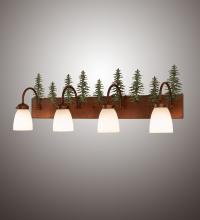 Luma-Spec Lighting 247393 - 34" Wide Tall Pines 4 Light Vanity Light