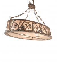 Luma-Spec Lighting 247419 - 48" Long Winter Pine Oblong Inverted Pendant