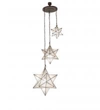 Luma-Spec Lighting 247440 - 36" Wide Moravian Star 3 Light Cascading Pendant