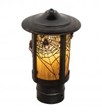 Luma-Spec Lighting 247483 - 6" Wide Fulton Spider Web Post Mount
