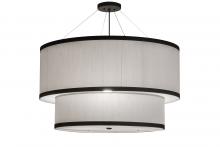 Luma-Spec Lighting 247489 - 36" Wide Cilindro 2 Tier Textrene Pendant