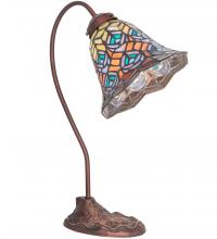 Luma-Spec Lighting 247790 - 18" High Tiffany Peacock Feather Desk Lamp
