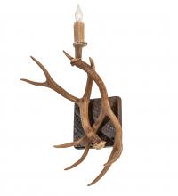 Luma-Spec Lighting 247849 - 14" Wide Antlers Elk & Mule Deer Wall Sconce