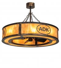 Luma-Spec Lighting 248311 - 45" Wide Personalized Adirondack Bank Chandel-Air