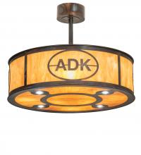 Luma-Spec Lighting 248313 - 30" Wide Personalized Adirondack Bank Pendant