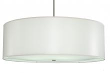 Luma-Spec Lighting 250037 - 42" Wide Cilindro White Trilam Textrene Pendant