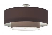 Luma-Spec Lighting 250714 - 30" Wide Cilindro Textrene Two Tier Pendant