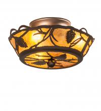 Luma-Spec Lighting 251163 - 10" Wide Whispering Pines Flushmount