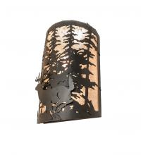 Luma-Spec Lighting 251455 - 12" Wide Tall Pines Deer Wall Sconce
