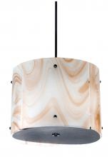 Luma-Spec Lighting 254299 - 19.5" Wide Metro Cognac Swirl Pendant