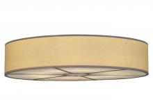 Luma-Spec Lighting 254694 - 48" Wide Cilindro Natural Textrene Flushmount