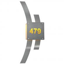 Luma-Spec Lighting 254831 - 8" Wide Personalized Room Number Wall Sconce