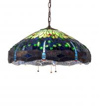 Luma-Spec Lighting 26214 - 22" Wide Tiffany Hanginghead Dragonfly Pendant