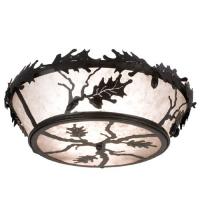Luma-Spec Lighting 26224 - 23.5"W Oak Leaf & Acorn Flushmount
