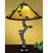 Luma-Spec Lighting 26296 - 23" High Mission Vine Leaf Apple Tree Table Lamp