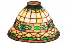 Luma-Spec Lighting 26424 - 8" Wide Tiffany Roman Shade
