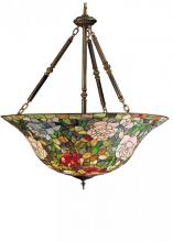 Luma-Spec Lighting 26554 - 38" Wide Tiffany Rosebush Inverted Pendant