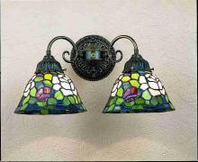 Luma-Spec Lighting 26604 - 18" Wide Tiffany Rosebush 2 Light Wall Sconce