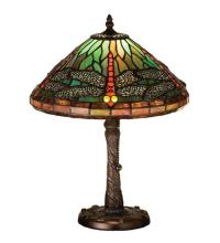 Luma-Spec Lighting 26683 - 16"H Tiffany Dragonfly w/ Twisted Fly Mosaic Base Accent Lamp