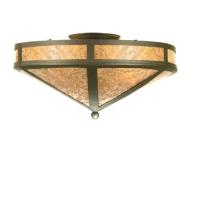 Luma-Spec Lighting 26919 - 16" Wide Craftsman Prime Flushmount