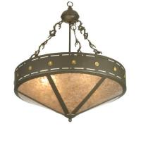 Luma-Spec Lighting 26923 - 24" Wide Craftsman Target Inverted Pendant