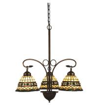 Luma-Spec Lighting 27421 - 24"W Tiffany Roman 3 LT Chandelier.613
