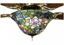 Luma-Spec Lighting 27448 - 12"W Tiffany Rosebush Fan Light Fixture
