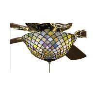 Luma-Spec Lighting 27451 - 12"W Fishscale Fan Light Fixture