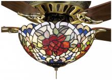 Luma-Spec Lighting 27458 - 12"W Renaissance Rose Fan Light Fixture