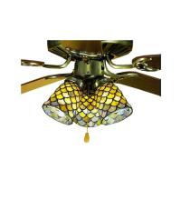 Luma-Spec Lighting 27470 - 4"W Tiffany Fishscale Fan Light Shade
