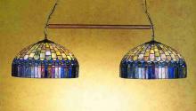 Luma-Spec Lighting 28515 - 42" Long Tiffany Candice 2 Light Island Pendant