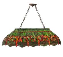Luma-Spec Lighting 28522 - 40"L Tiffany Hanginghead Dragonfly Oblong Pendant