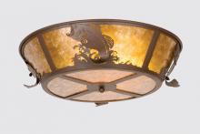 Luma-Spec Lighting 28821 - 22" Wide Leaping Bass Flushmount