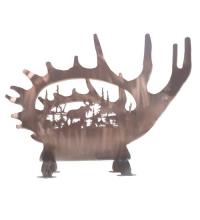 Luma-Spec Lighting 29076 - 24"W Moose Antler Log Holder