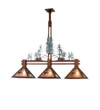 Luma-Spec Lighting 29365 - 45"L Winter Pine Tall Pines 3 LT Island Pendant