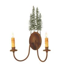 Luma-Spec Lighting 29463 - 14.5"W Tall Pines 2 LT Wall Sconce