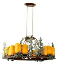 Luma-Spec Lighting 29523 - 42"L Tall Pines 12 LT Oval Chandelier