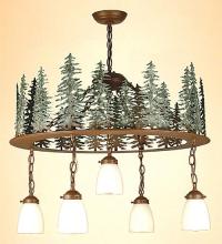 Luma-Spec Lighting 29556 - 28" Wide Tall Pines 5 Light Chandelier