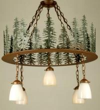 Luma-Spec Lighting 29557 - 28"W Tall Pines 5 LT Chandelier